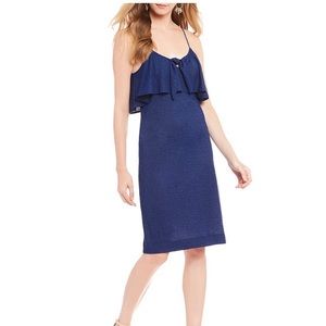 Very cute navy cotton dress from Gianni Binni